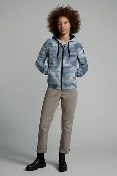Chamarras Canada Goose Mujer Mexico - Richmond Chaqueta De Plumas Black Label Azules YO9536248